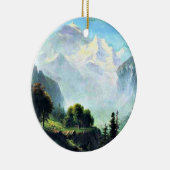 Staubbach-Herfsten bij Lauterbrunnen Zwitserland; Keramisch Ornament (Rechts)