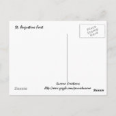 Staugustinefort, St. Augustine, Florida Briefkaart (Achterkant)