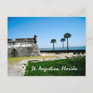 Staugustinefort, St. Augustine, Florida Briefkaart