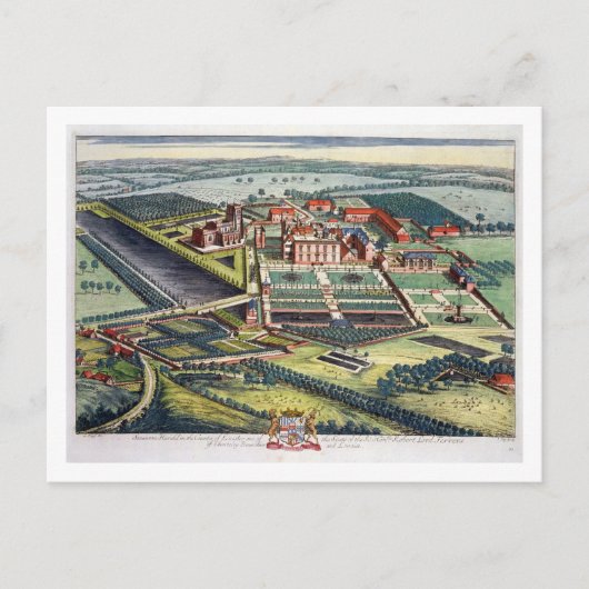 Staunton Harold in het graafschap Leicester Briefkaart (Voorkant)