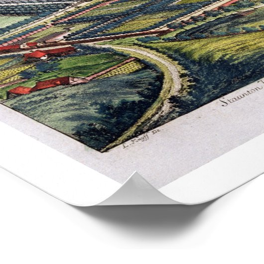 Staunton Harold in het graafschap Leicester Poster (Hoek)