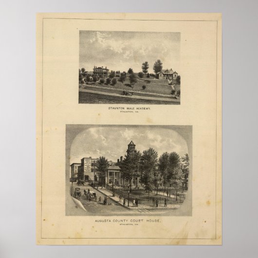 Staunton Male Academy Poster (Voorkant)