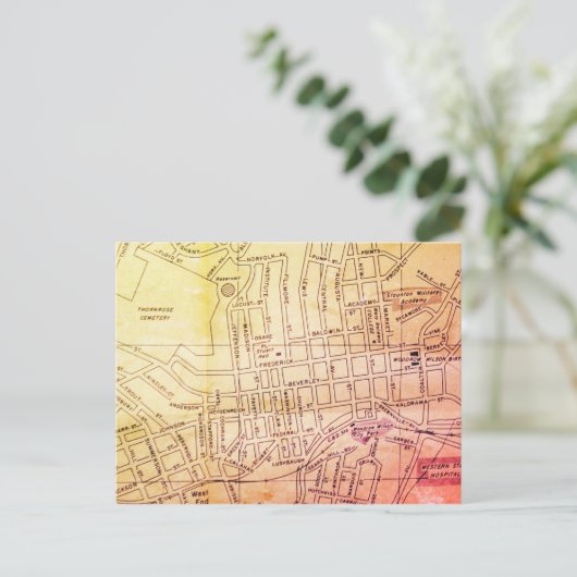 Staunton, VA  kaart (Staand voorkant)