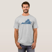 Staunton Virginia Houtnerf T-shirt (Voorkant volledig)