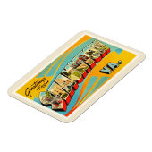 Staunton Virginia VA Old Vintage Travel Briefkaart Magneet (Linkerzijde)