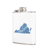 Staunton Virginia Wood Grain Heupfles (Links)