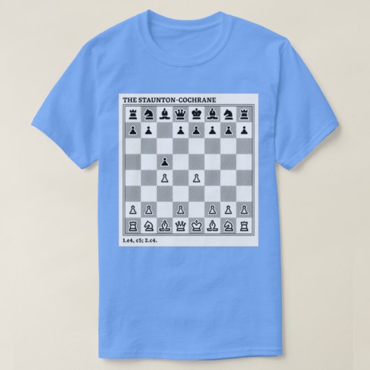 StauntonCochrane The Sicilian Defence T-shirt (Design voorkant)