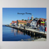Stavanger, Noorse schilderachtig foto Poster (Voorkant)