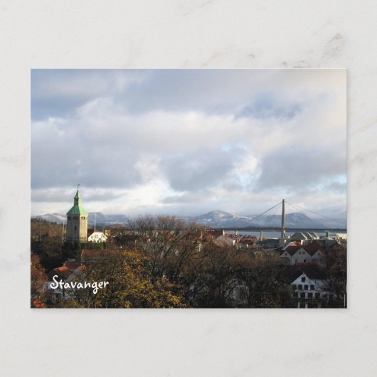 Stavanger, Noorwegen Briefkaart (Voorkant)