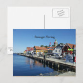 Stavanger, Noorwegen Briefkaart (Voorkant / Achterkant)