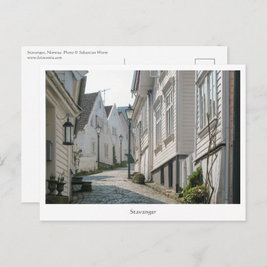 Stavanger Noorwegen Briefkaart (Voorkant / Achterkant)