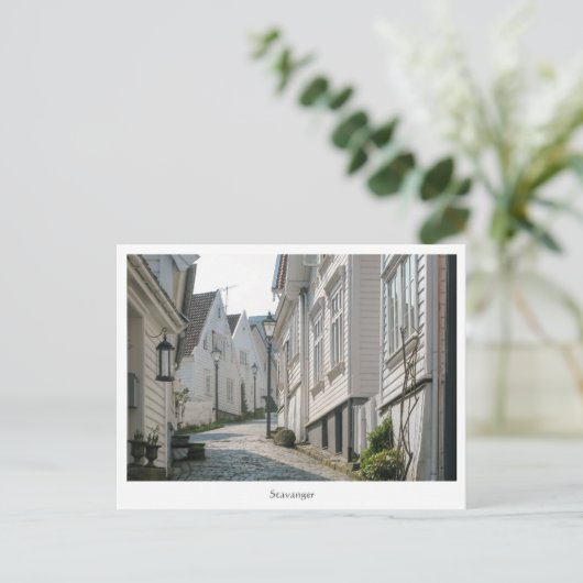 Stavanger Noorwegen Briefkaart (Staand voorkant)