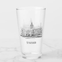 Stavanger Norway Beauful Streetscape Beer