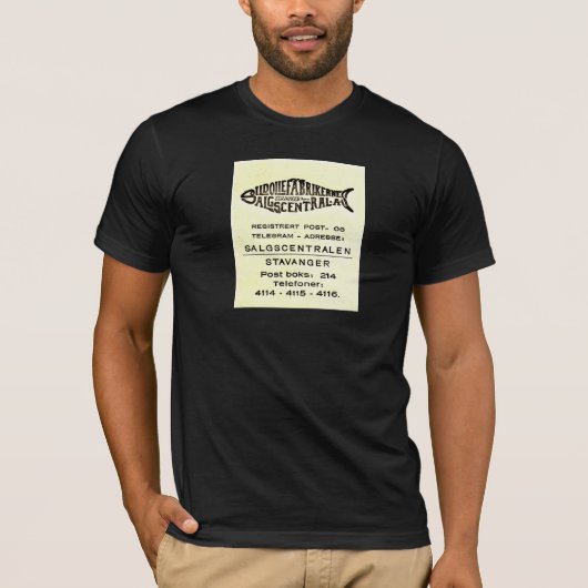 Stavanger Norway Sardine Factory  shirt (Voorkant)