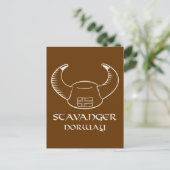 Stavanger Norway Viking Pet Briefkaart (Staand voorkant)
