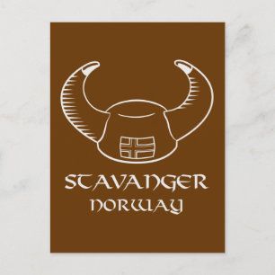 Stavanger Norway Viking Pet Briefkaart