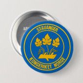 Stavanger Round Emblem Ronde Button 7,6 Cm (Voorkant /achterkant)