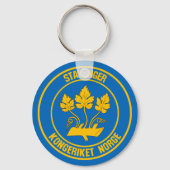 Stavanger Round Emblem Sleutelhanger (Voorkant)