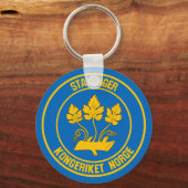 Stavanger Round Emblem Sleutelhanger (Voorkant)