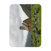 Stave kerk en graven, Noorwegen rechthoekige magne Magneet (Verticaal)