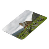 Stave kerk en graven, Noorwegen rechthoekige magne Magneet (Linkerzijde)