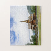 Stave-kerk in Lom, Noorse puzzel Legpuzzel (Verticaal)