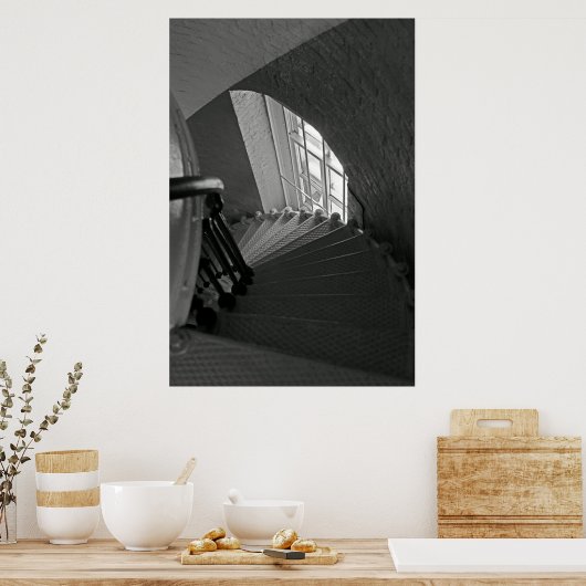 Staven B&W Poster (Keuken)