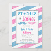 Staven of Lashes Baby shower van de partij Kaart (Voorkant)
