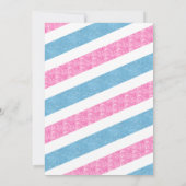 Staven of Lashes Baby shower van de partij Kaart (Achterkant)