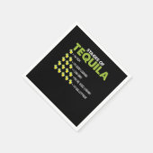 Staven van Tequila Funny Tequila Drinker Gift Servet (Hoek)