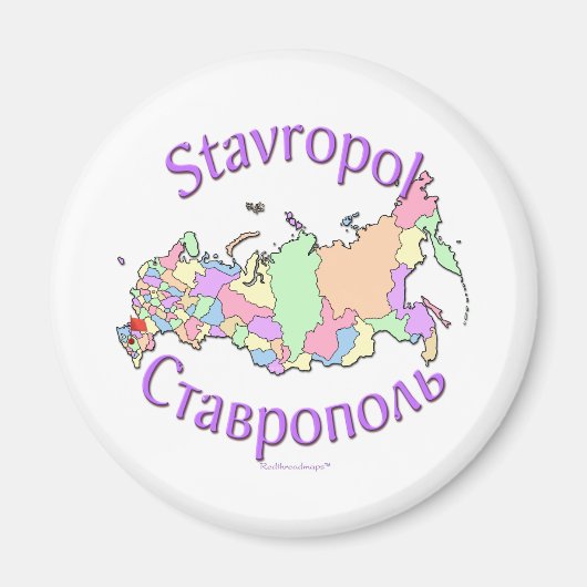 Stavropol Rusland Magneet (Voorkant)