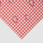 Stawberry Barn Red Gingham Tissuepapier (Detail)