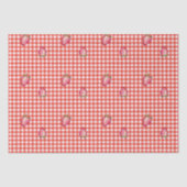 Stawberry Barn Red Gingham Tissuepapier (Voorkant)