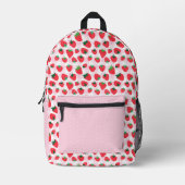 Stawberry Pink Plaid Rugzak (Voorkant)