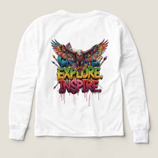 "Stay Alive & Endure Inspire – Motivational Long S (Achterkant)