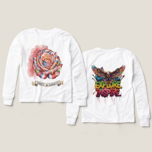 "Stay Alive & Endure Inspire – Motivational Long S (Voorkant /achterkant)