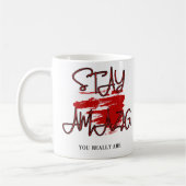 Stay Amazing Koffiemok (Links)