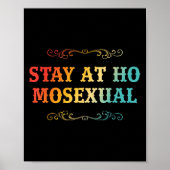 Stay At Ho Moual Funny Design  Poster (Voorkant)