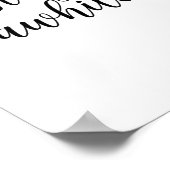 Stay Awhile Minimal Script Wall Art Poster (Hoek)