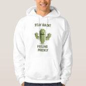 "Stay Back! Feeling Prickly" Hoodie for Men (Voorkant)