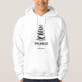 Stay Balanced Hoodie – Minimalistische Positieve Q