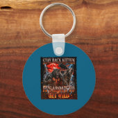 Stay Behind Me Kitten It's Gonna Get Wild Werewolf Sleutelhanger (Voorkant)