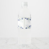 Stay Berry Hydrated First Birthday Waterfles Etiket (Achterkant)