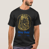 Stay Bold – Royal Lion King Design | Symbol of Str T-shirt (Voorkant)