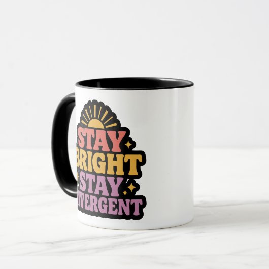 Stay Bright, Stay Divergent Mok (Voorkant links)