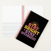 Stay Bright, Stay Divergent Notitieboek (Binnen)