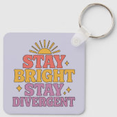 Stay Bright, Stay Divergent Sleutelhanger (Achterkant)