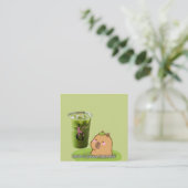 Stay Calm Like a Capybara Contactkaartje (Staand voorkant)