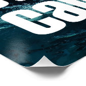 Stay Calm – Ocean Wave Inspiration Perfect Poster (Hoek)