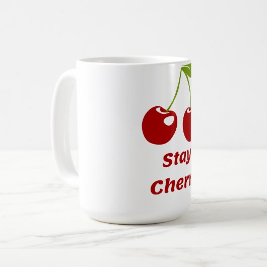 Stay Cherry Schattige Cherry Mok voor Coffee & Tea (Voorkant links)